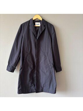 Acne Jacket Black Longline Mikael SS09 Coat Designer Archive Men's Small/46